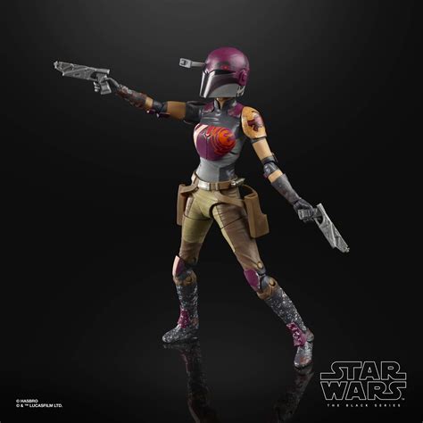 Star wars rebels black series sabine - Jan 11, 2024 · Enter the world of Star Wars with the black series Sabine Wren rebels action figure by Hasbro. This highly detailed and articulated figure brings to life the feisty Mandalorian warrior and graffiti artist from the popular animated series. With her signature dual blasters, jetpack, and helmet, Sabine is ready to take on the Empire and any other challenges that come her way. Add this must-have ... 